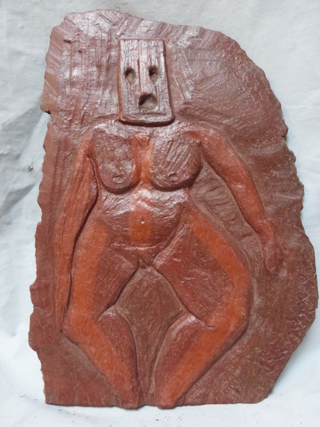 Étude pour Mascarade I - bas-relief - terre cuite © Clément