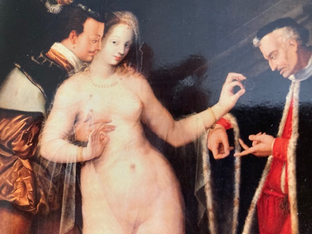 La femme entre les deux âges, anonyme 1575 (détail)
