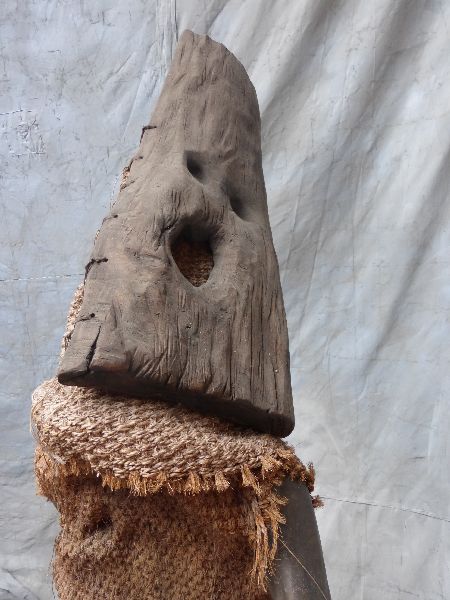 L'irrévérencieux - Sculpture, technique mixte (détail) © Clément